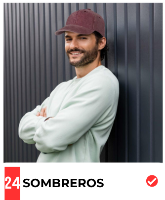 sombreros, gorras. gorros.